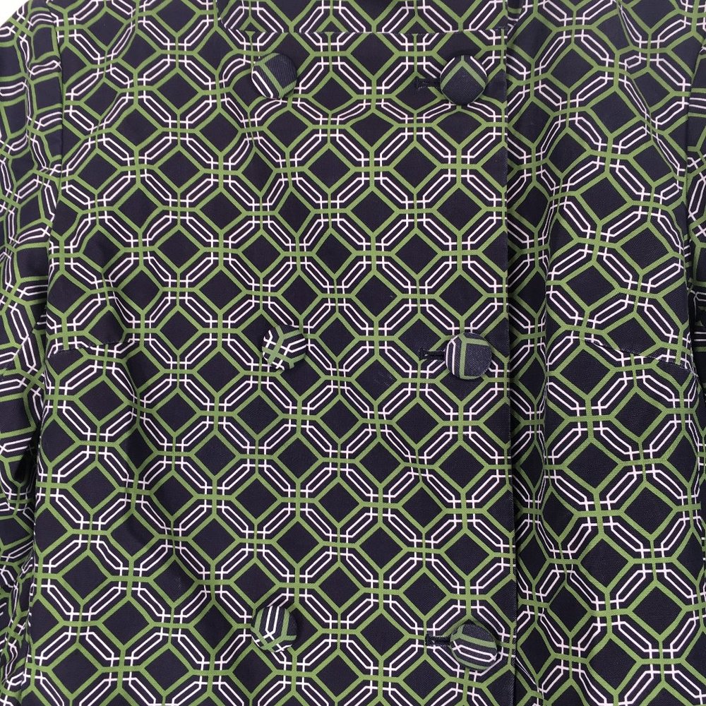 Banana Republic L Coat Double Breasted Blue Green - Picture 3 of 8